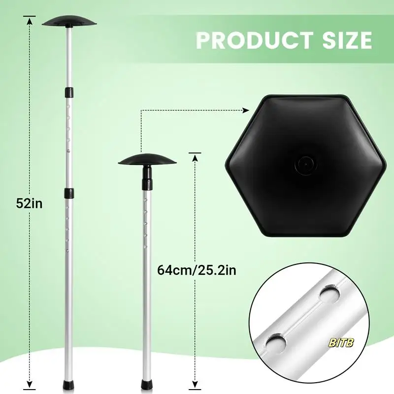 

Golf Travel Bag Support Rod Golf Club Protector Travel Support Arm Telescoping Sections Adjustable Clubs Protection Pole