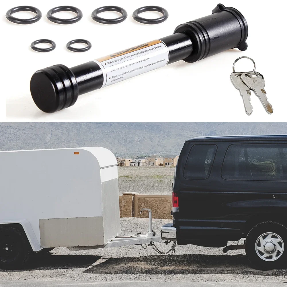 

Heavy Duty 5/8" Trailer Hitch Receiver Pin Lock 2 Inch Tow Receiver Hitch Lock Pin Anti-Theft O-Rings for Trailer Truck Car Boat