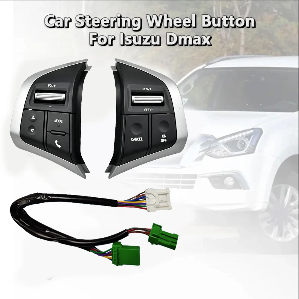 Multifunction Cruise Control Switch Steering Wheel Audio Volume Button For Isuzu DMAX D-Max MUX for Chevrolet DMAX Accessories