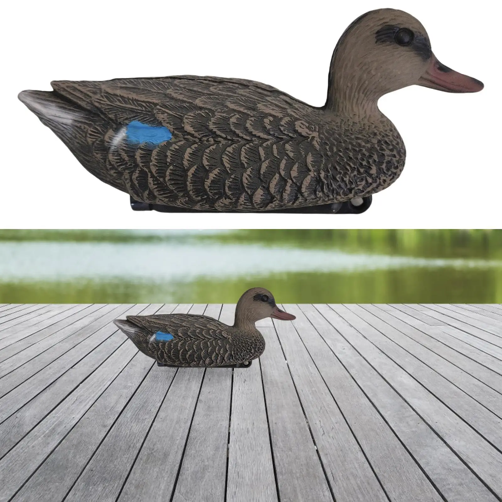 

Hunting Duck Decoy 3D Landscape Realistic Simulation Hunting Duck Simulation Decoy Mallard Decoy for Yard Pond Lake Pool Garden