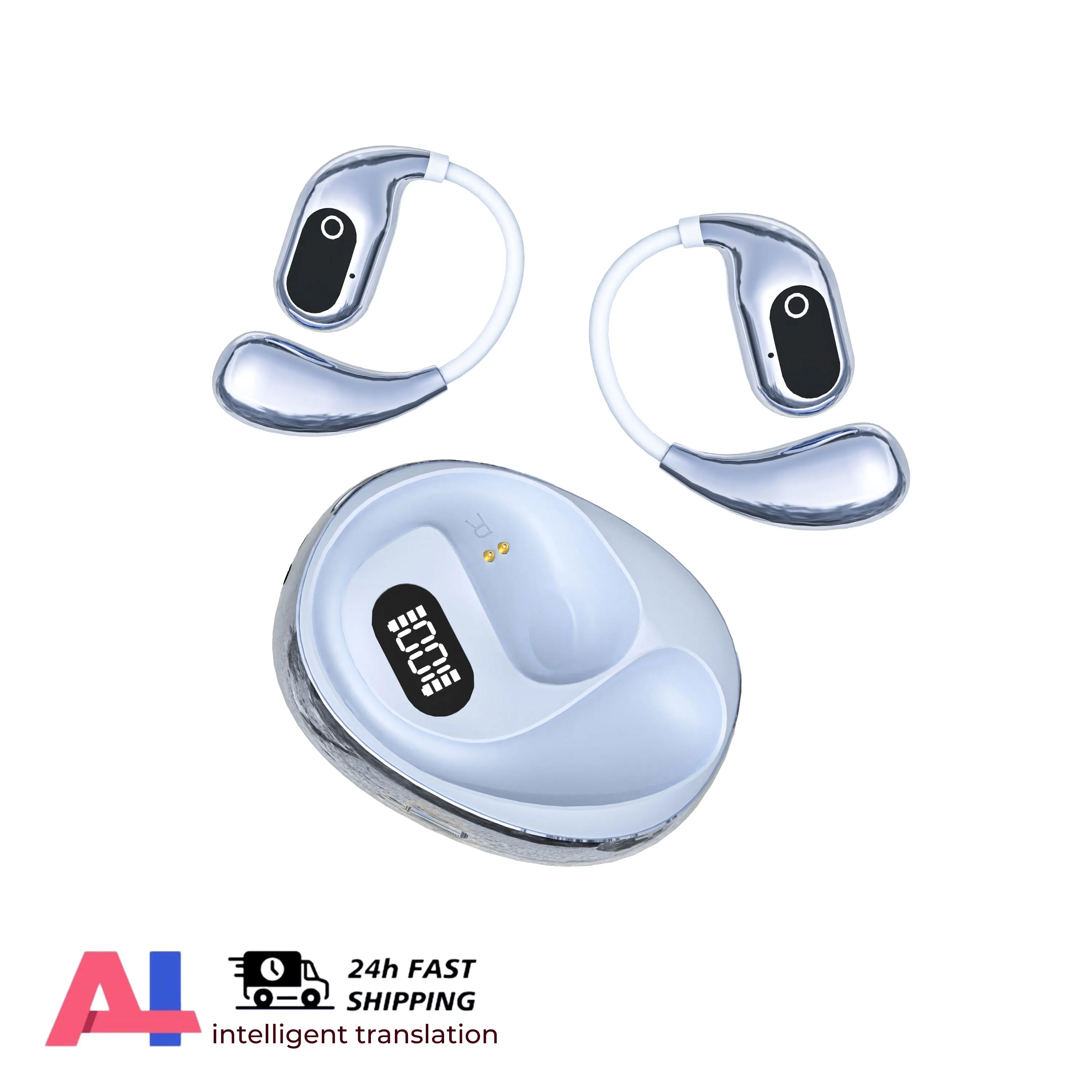 WJOY Translator Earbuds Black 7