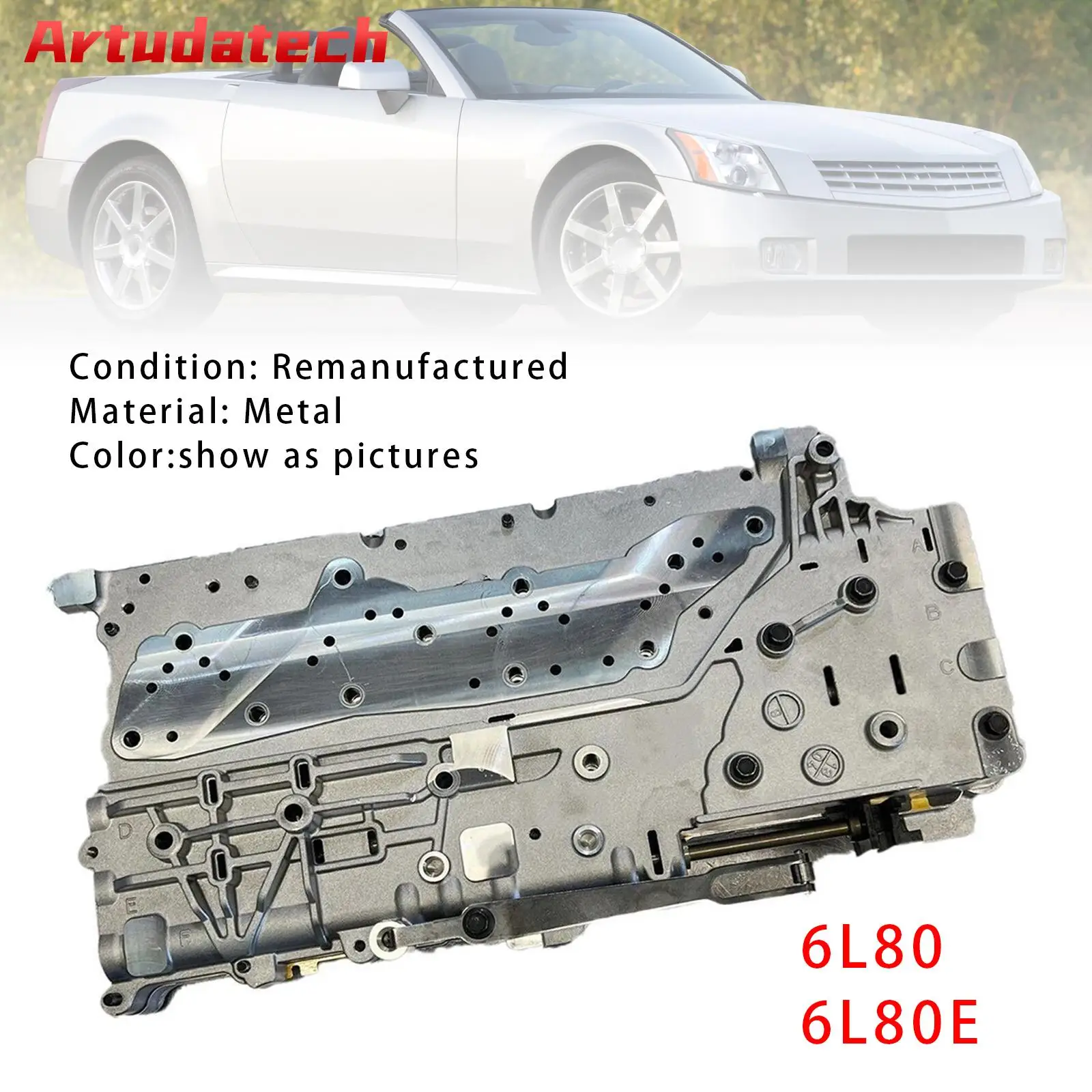 

Artudatech 6L80 6L80E Valve Body+Transmission Control Module & Solenoid For Sierra 1500 Car Accessories