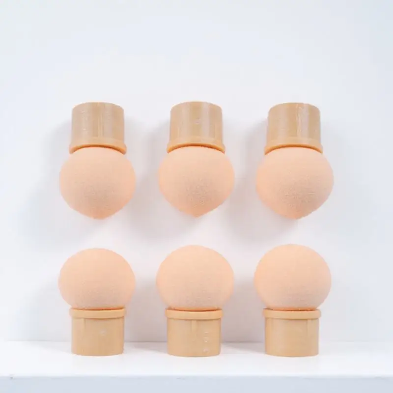 

10Pcs Manicure Pen Tip Set Dotting Glue Pen Brush Head for Nail Art Design Professional Home Use Washable Sponge Applicator