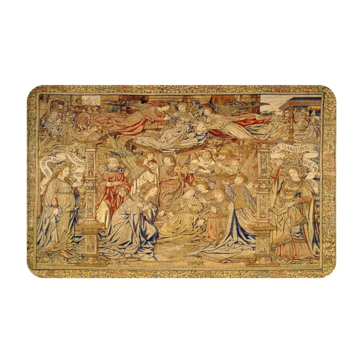 

Medieval Tapestry 156 Bath Mat Carpet Door Mat 50x80cm Outdoor Rug Carpet For Bedroom Welcome Home