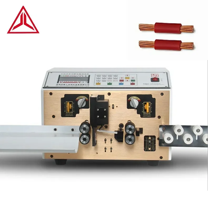 JL-130A fully automatic cable wire stripper machine single USB cable wire cutting and stripping machine