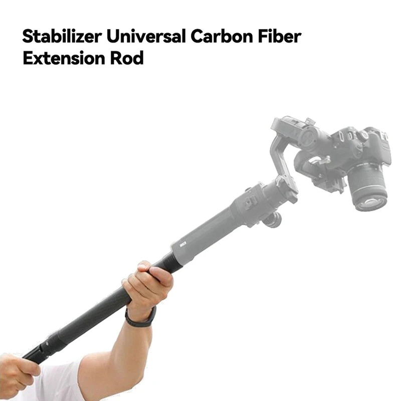 전문 탄소 섬유 익스텐션 폴 스틱, 로닌 S 오스모 빔블 2 스무스 4 용 스레드 스태빌라이저 로드 모노포드, 1/4 인치