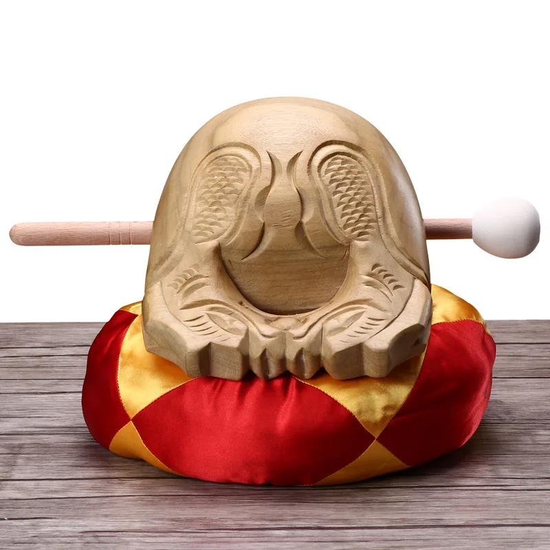 Taiwan Wooden Fish Guilan Wood Home Decor Buddhist Percussion Instrument Wholesale