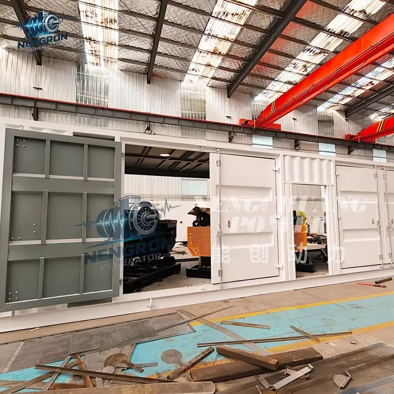 Customized  500kW Natural Gas Generator 50/60Hz CE ISO Certified Remote Start IP67 24V DC Electric Power Station Grid Connection