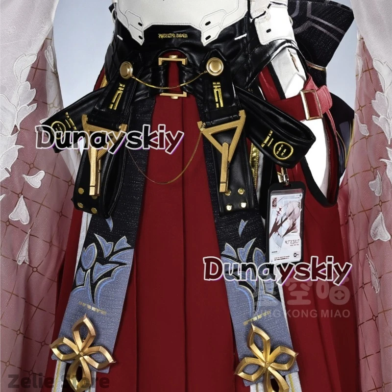 Hiyuki Cosplay 코스프레 full set Game Series: Wuthering Waves New Chinese style elegant dress headwear Performance Role Play part view 4