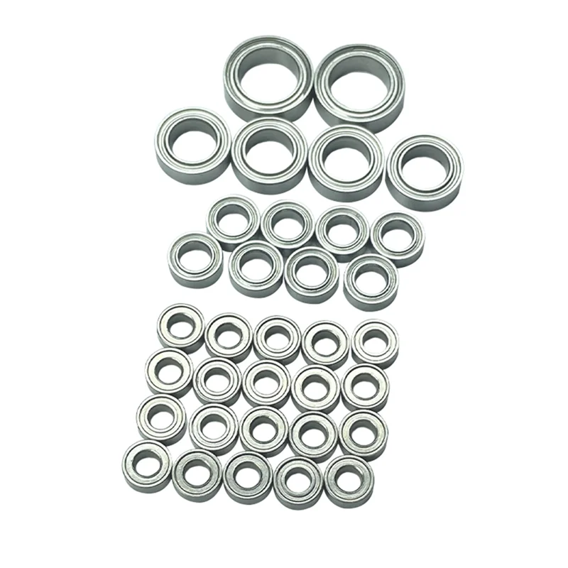 34Pcs LD-P06 Steel Bearing Set for LDRC LD-P06 LD P06 Unimog 1/12 RC Truck Car Spare Parts Accessories