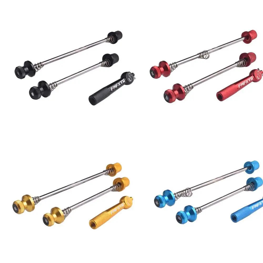 Front rear spindle Screw rod Wrench Aluminum alloy Bike Skewers Wheel Accessories Bicycle Skewers Hub Quick Release