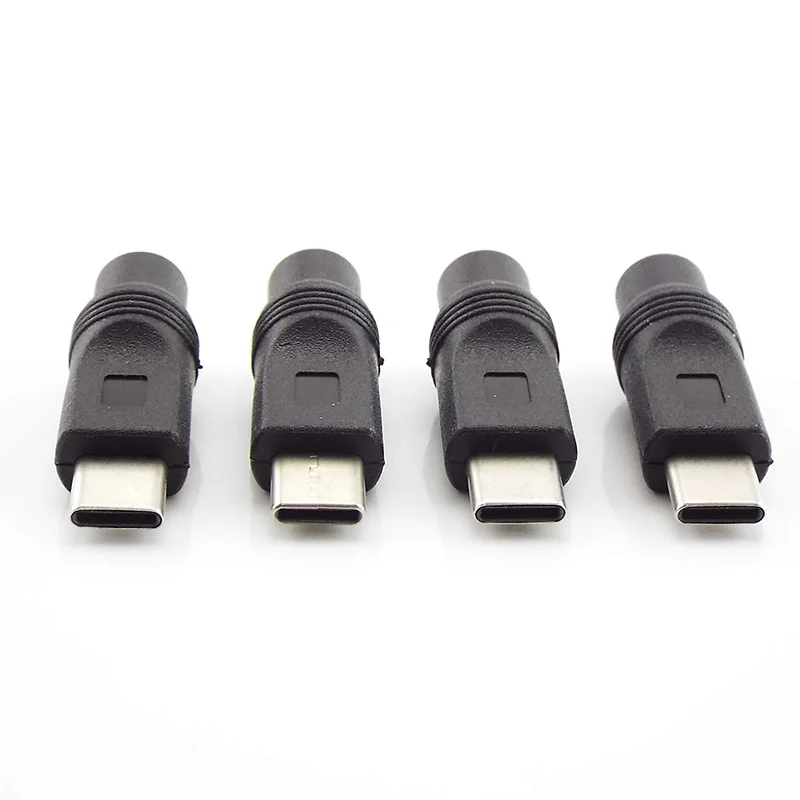 DC Power Adapter Converter Type-C USB Male To 5.5x2.1mm Female Jack Connector For Laptop Notebook Computer PC Mobile Phone B5