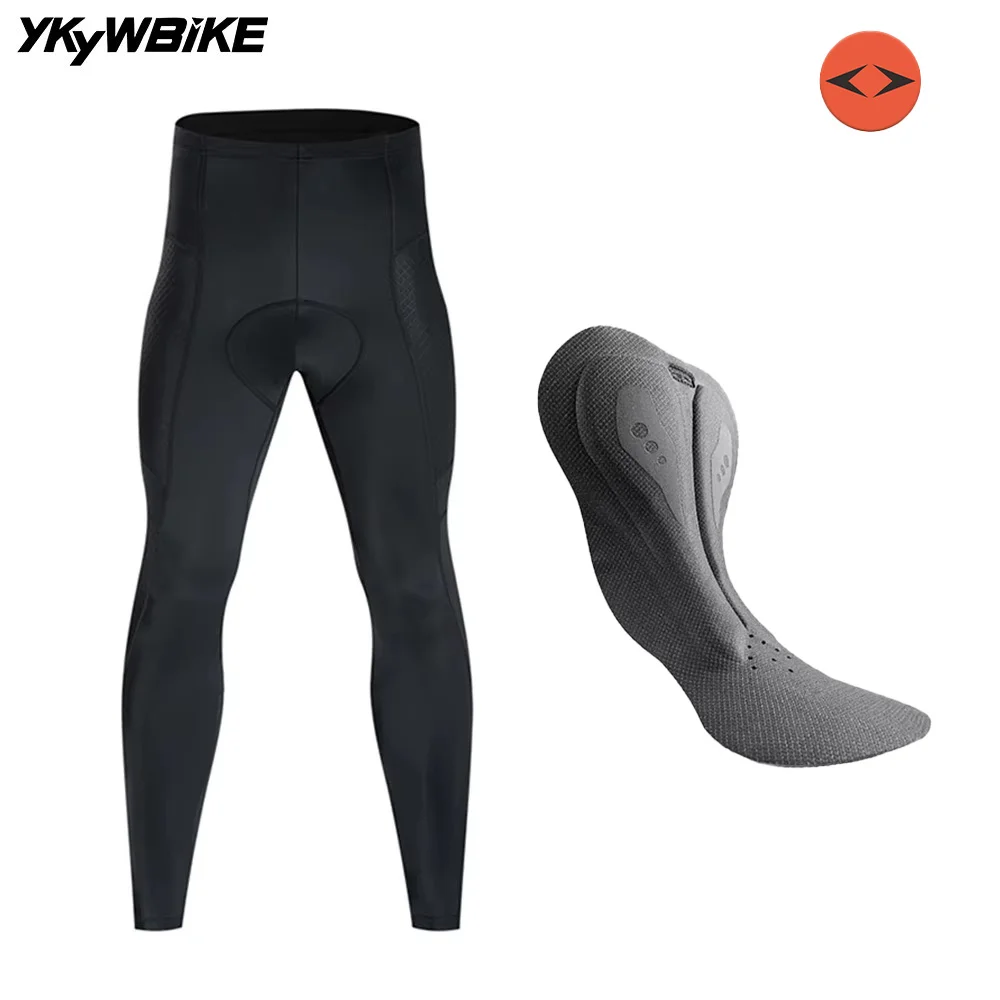 

YKYWBIKE Men's Cycling Pants 15-25°C Spring Autumn Road Bike Tights Italy Interface 7 Hours Riding Bicycle Long Pants