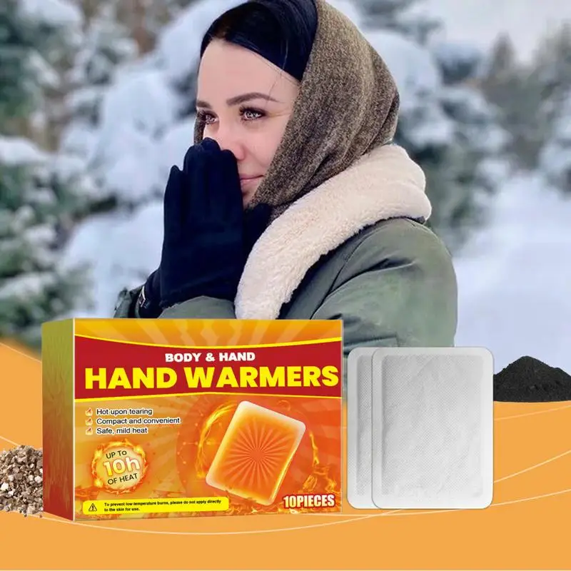 Body Warmers For Cold Weather Portable Adhesive Body Warmer Patch Long Lasting Winter Accessory For Waist Legs Feet Abdomen Arms