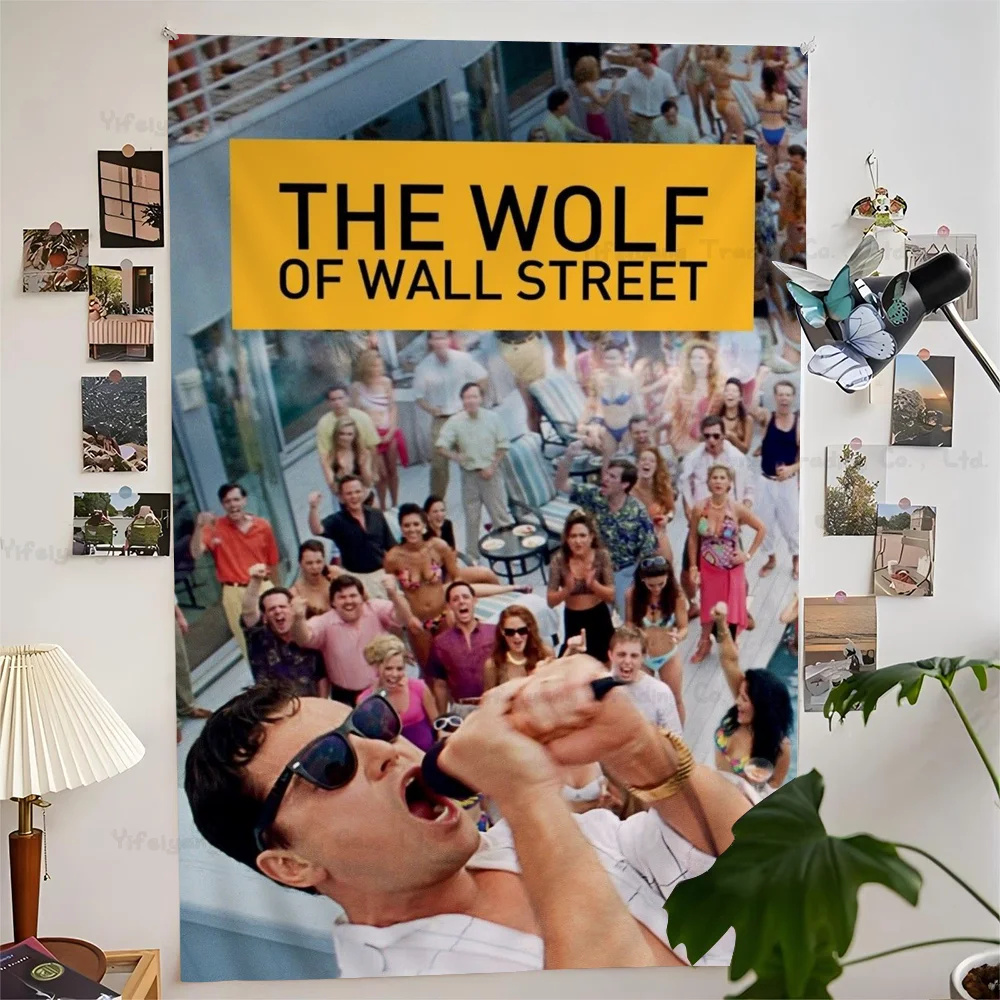 

The Wolf Of Wall Street Movie Colorful Tapestry Wall Hanging Hanging Tarot Hippie Wall Rugs Dorm Art Decor