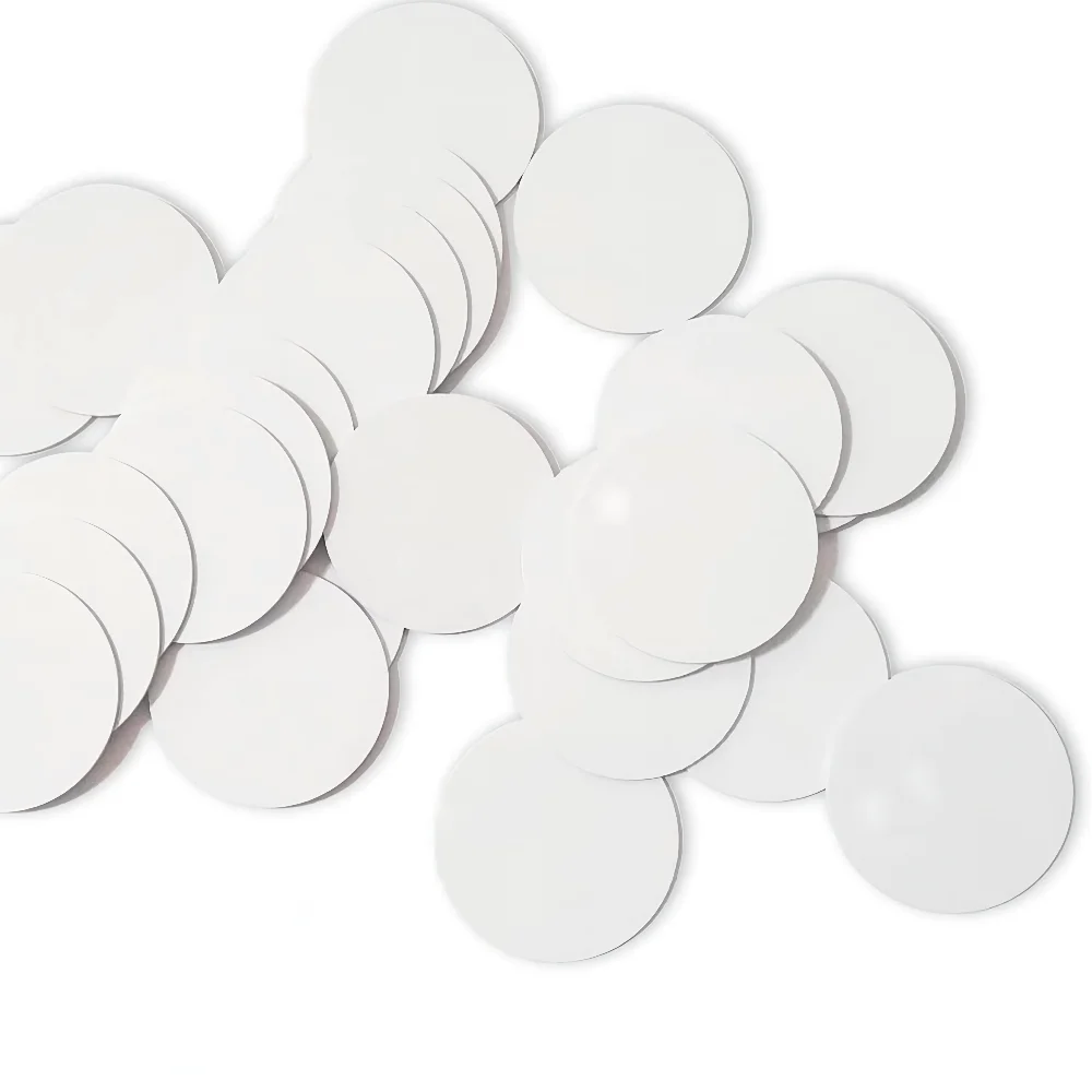 10Pcs 125KHz ID EM4100/TK4100 Read Only RFID Smart Tags PVC Waterproof Coin Access Control Card