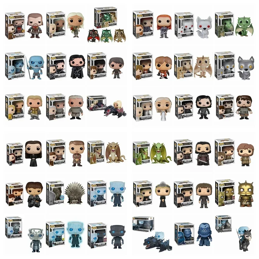 FUNKO Game of  Samwell ARYA STARK JON SNOW Thrones DAENERYS JAIME LANNISTER MOUNTED WHITE WALKER Figure Collection Model Hot Toy