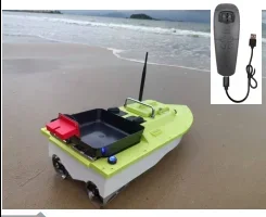 for Surf Fishing with,IP 66 Waterproof,5 Meters/Second S80 Brushless Motor Super Speed Saltwater RC Fishing Bait Boat with GPS