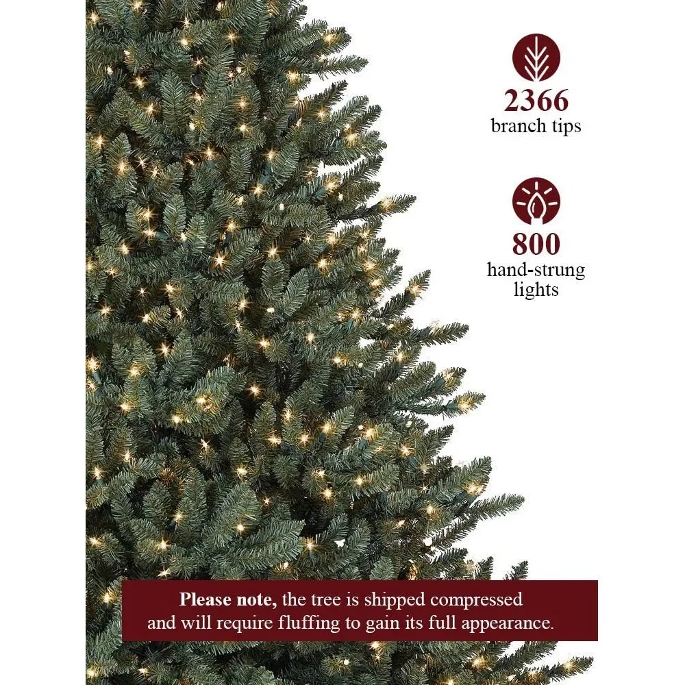 7ft Artificial Christmas Tree | PVC Needle Foliage | Easy Storage with Storage Bag | Indoor Holiday Display, Christmas Trees