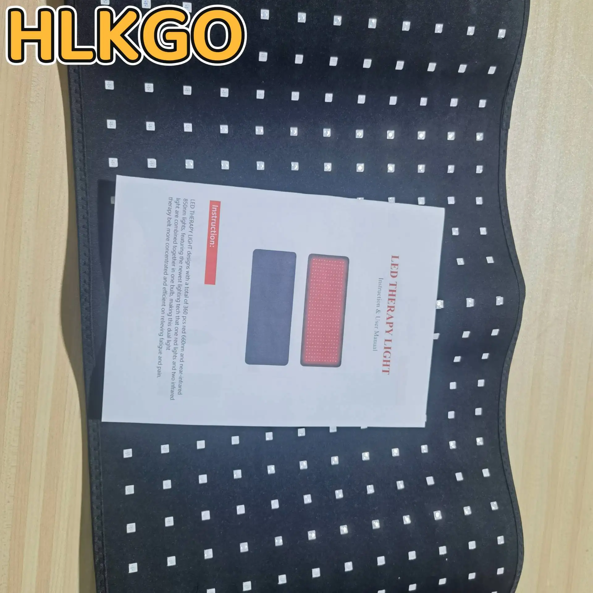 Dual Chip 3-in-1 LED Phototherapy Pad - 660nm & 850nm NIR Light Therapy Wrap for Deep Tissue Healing & Inflammation