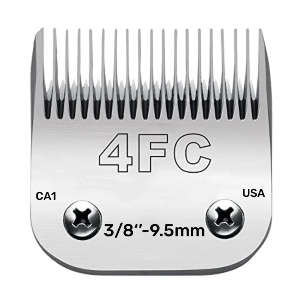 4FC Blade Detachable Pet Clipper Replacement Blades Compatible with Andis Pet Clipper /Oster A5/Wahl KM Series Dog Clipper