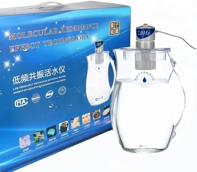 7.8Hz Molecular Resonance Activator Spin Quantum Water Pitcher for Cell Viability Enhancement
