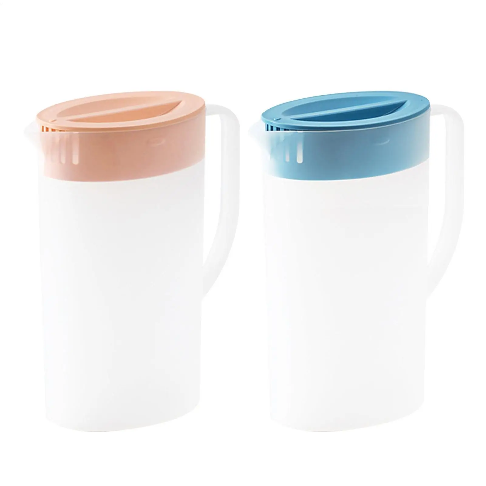 Jarra para bebidas frías a prueba de fugas, dispensador de bebidas de 1.5/2L con boquilla en V y tapa para el hogar, fiestas, picnics, limonada y té helado