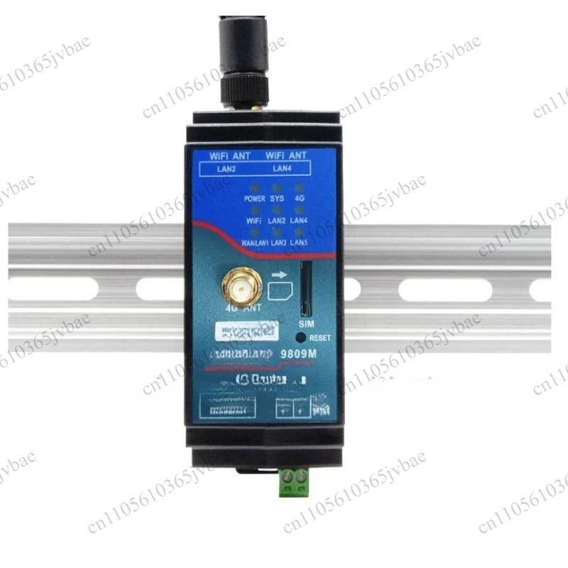 9809M Rail Type Industrial 4G Router LTE Modem