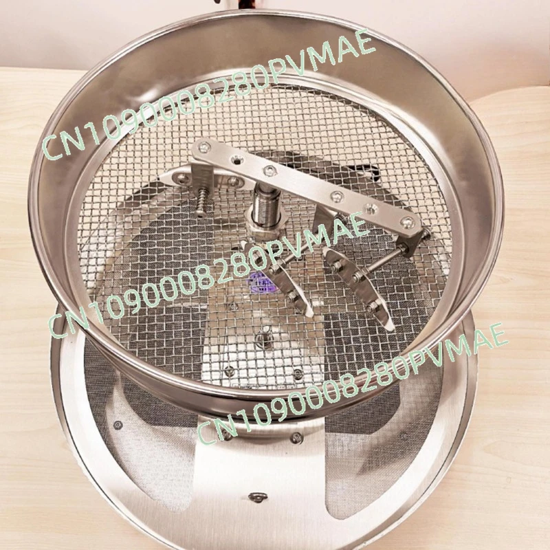 

Self-Stirring Coffee Bean Cooling Tray - Large Air Volume Mesh Tool for Silver Skin Removal (Stainless Steel)