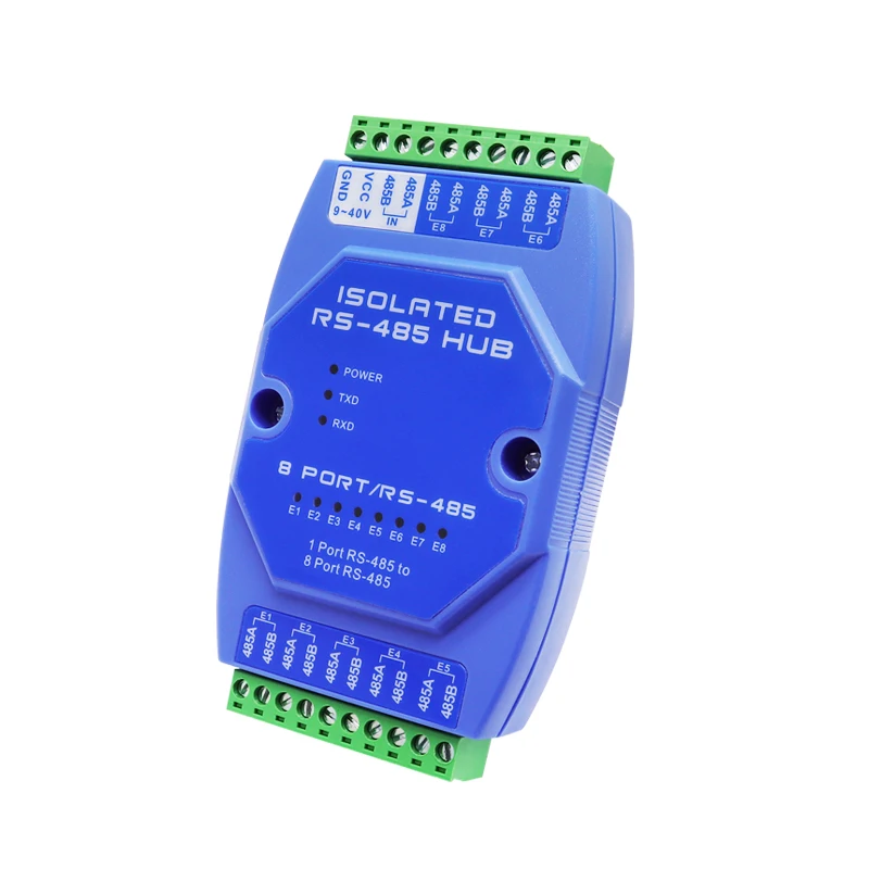 Imagem -05 - Hub Anti-interferência de Portas Rs485 Isolamento Fotoelétrico Rs485 Anti-surto