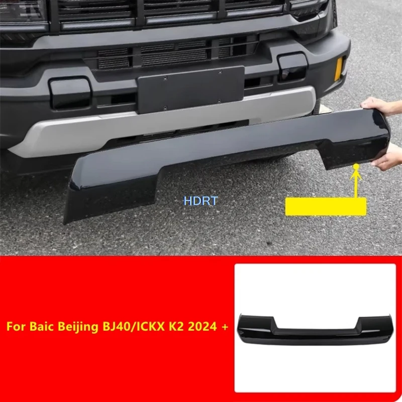 Auto Styling Heckschürze Spoiler Front Lip Trim Body Kit Für Baic Peking BJ40/ICKX K2 2024 + Schutz dekoration Zubehör