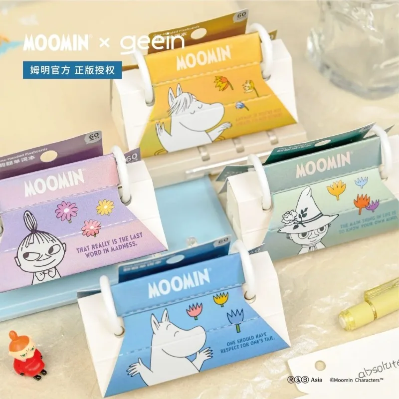 Moomin Creative Portable Notepad Little My Snufkin Anime Action Figure Desktop Anime Decoration Products Student Stationery Gift