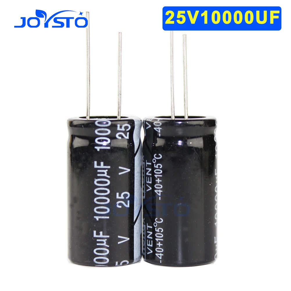 Aluminum Electrolytic Capacitor 25V / 10000 UF 25V/10000UF Electrolytic Capacitor Size 18*35 mm plug-in 25V 10000UF Black