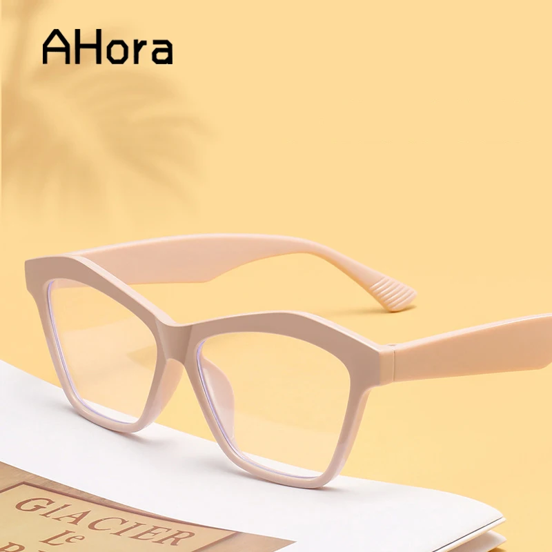 

Europe&America Computer Reading Glasses Frame Cat Eyes Blocking Blue Light Presbyopia Spectacles Eyeglasses For Women&Men