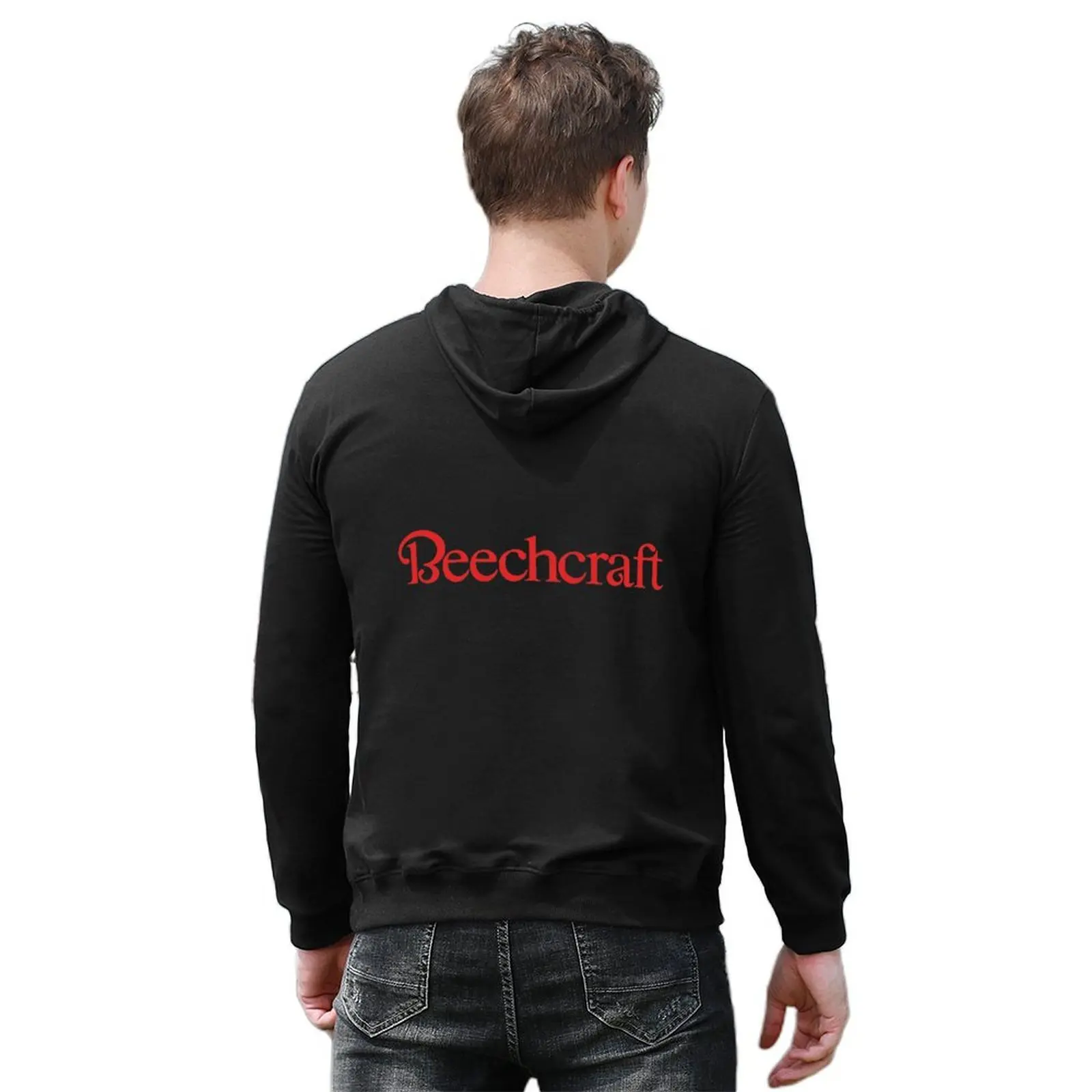 Beechcraft Aircraft Jet Aviation Airplane Hoodie men's winter sweater men wear male clothes korean clothes hoodie oversize