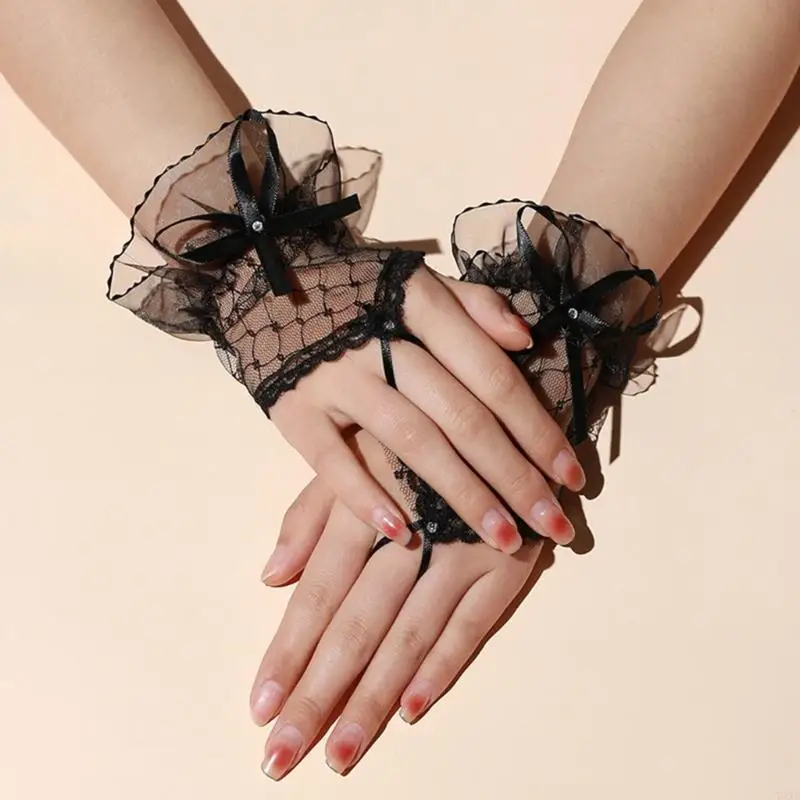72xe còng ren tinh tế thanh lịch với thiết kế bowknot cho phụ nữ hoàn hảo cho các bữa tiệc và sự kiện cosplay