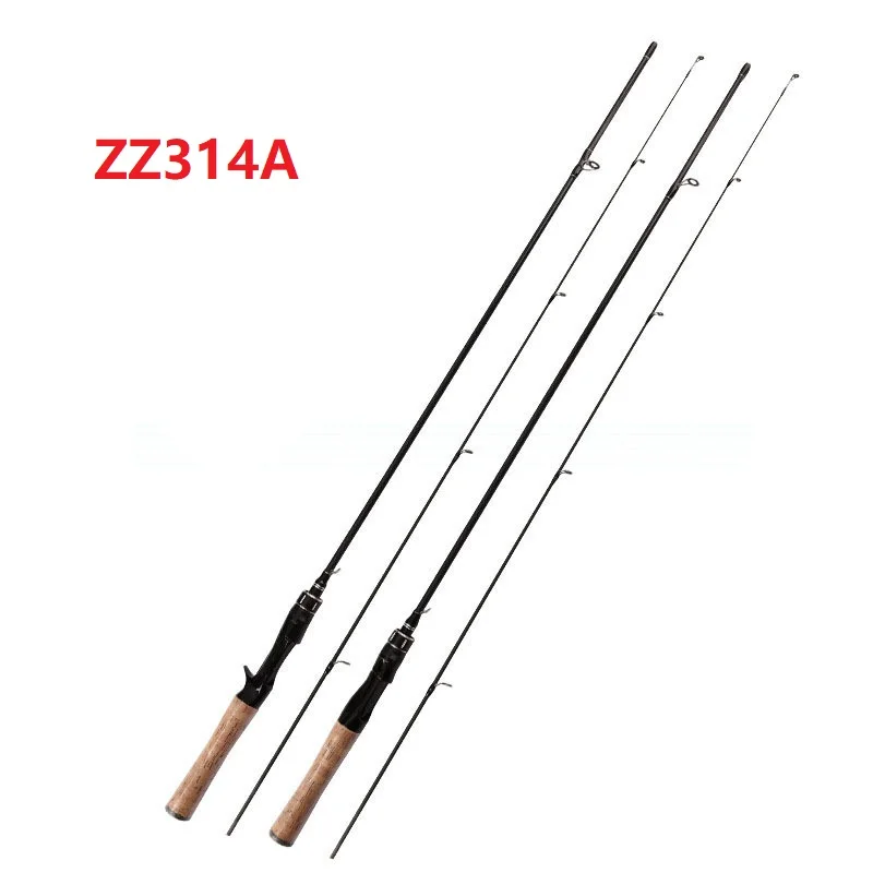 ZZ314A 1.65m 1.8m 1.98m Spinning (Straight Handle) or Casting (Gun) Fishing Rod Solid Tip Dia. UL 1.2mm