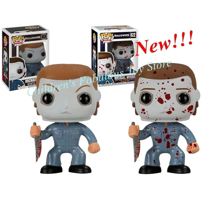 FUNKO POP Vinyl Model Toys Michael Myers Bloody # 622 Michael Myers #03 Action Figures Toys for Children gifts