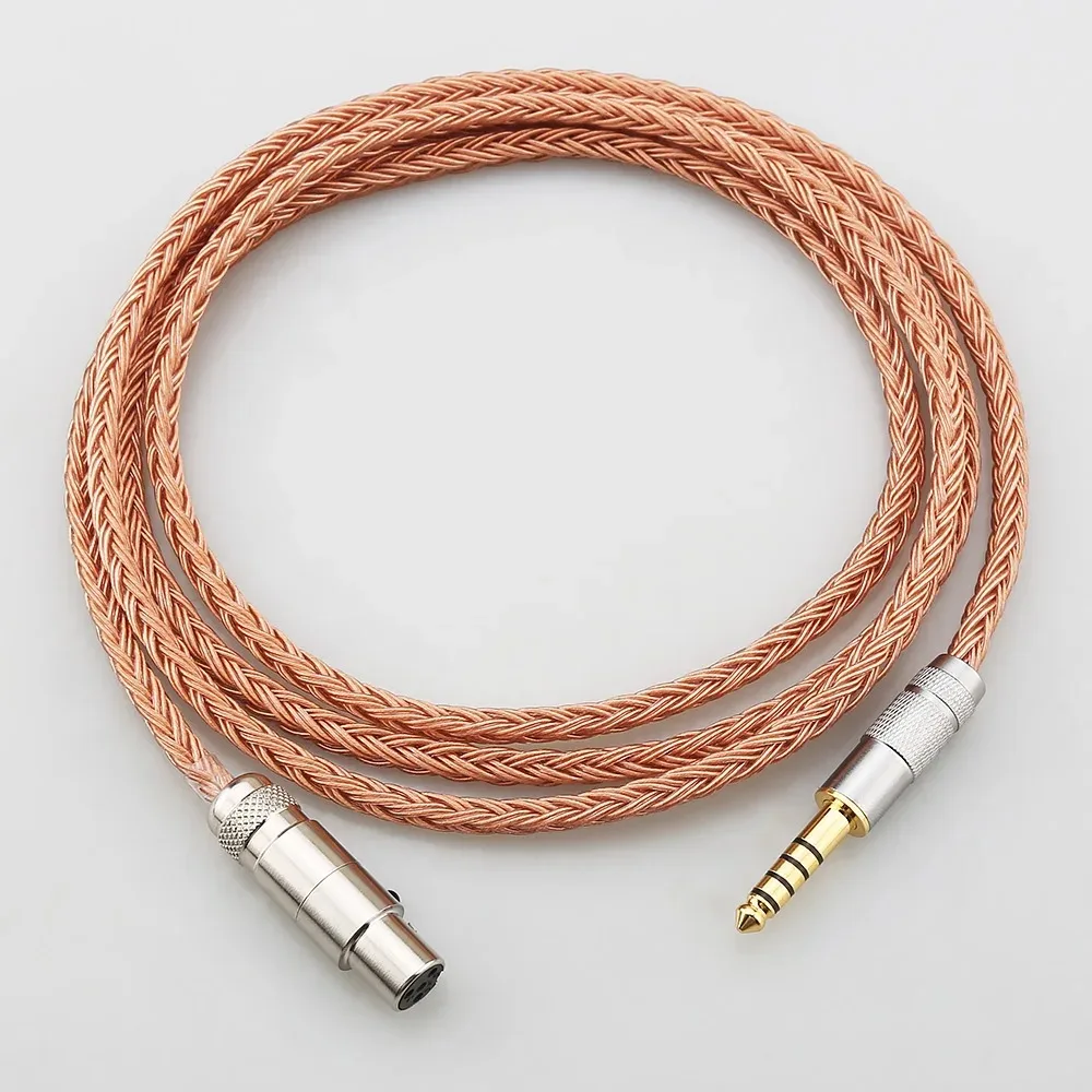 Kabel HD490 PRO, 16-żyłowy, z przewodami OCC, 4-pinowy, mini XLR, zbalansowany kabel słuchawkowy do słuchawek Sennheiser HD480 PRO, 4,4 mm, XLR, 3,5 mm, 2,5 mm, 6,35 mm, długość 0,5–5 m. — zdjęcie produktu 4
