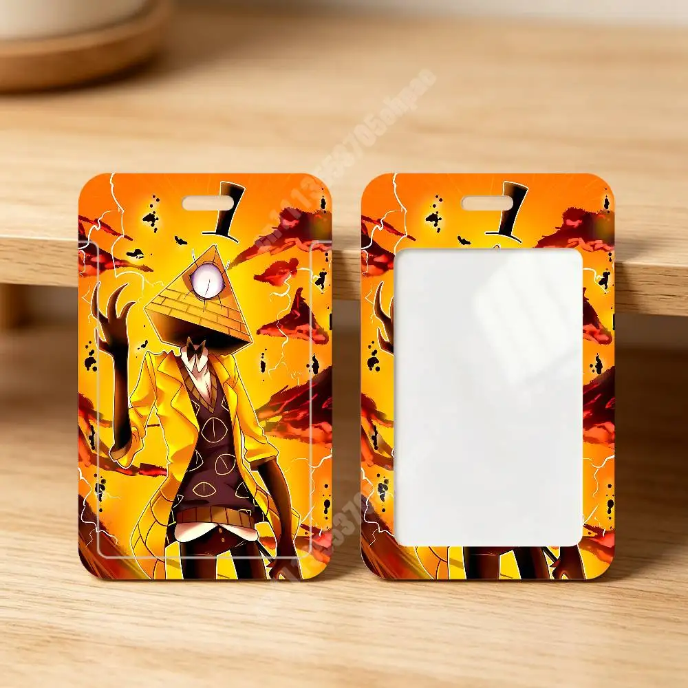 The Book of B-Bill C-Cipher Plastic Card Holder Staff ID Card Clear Transparent Campus Access Name Tag