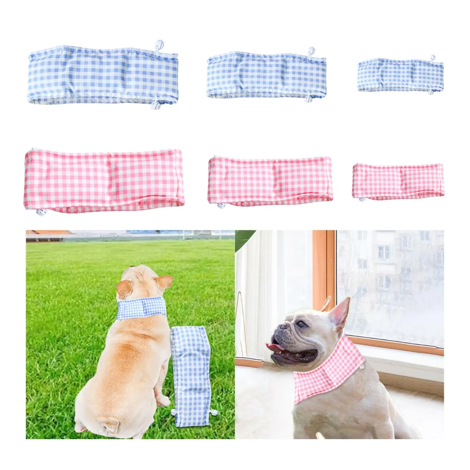 Hundekühlendes Bandana, Halswickel, bequemer Stoff, einfach zu bedienen, weicher Haustierschal, Kostüm zum Spazierengehen, Angeln, Camping, drinnen