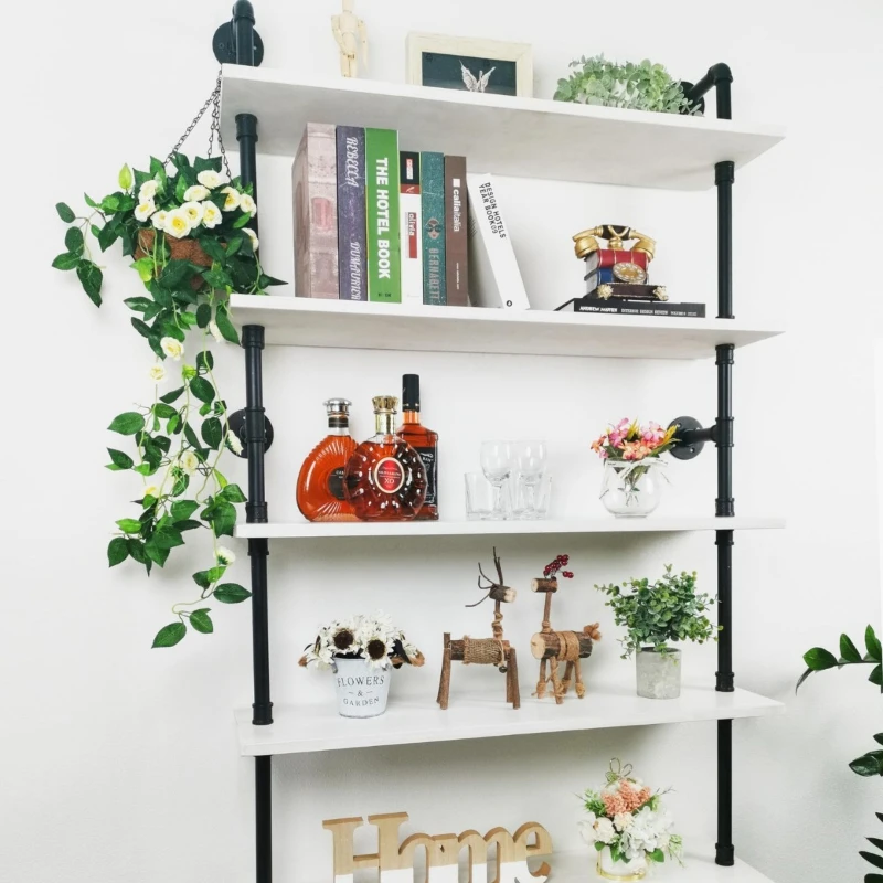 Ladder rack Modern wall-mounted bookshelf Wall decoration