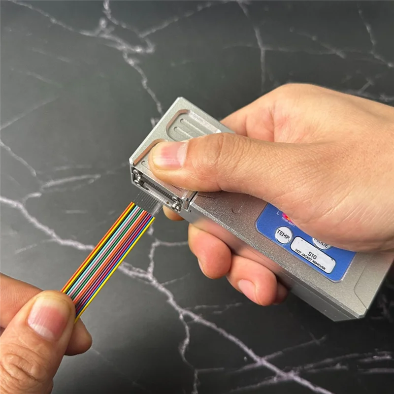 A99E-S10 Fiber Thermal Stripper Pliers Heated Optical Wire Stripping Slitter Ribbon Fiber Hot Jacket Cable Cutter US Plug