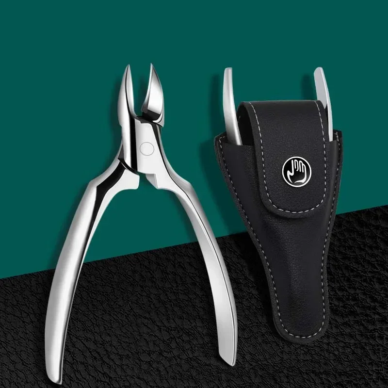 Stainless Steel Professional Nail Clippers for Men Silver Eagle Nose Pliers Suitable for Thick Hard Nails Nail Groove Forceps