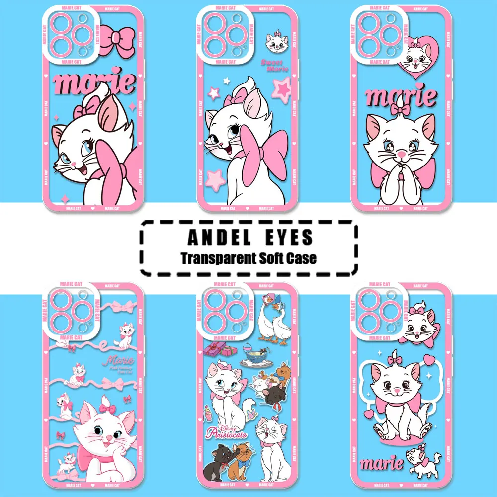 

Disney Marie Cat Cartoon Phone Case For Infinix NOTE 40 30 12 VIP 30I 12G96 11 10 Tecno Camon 30 20 19 PRO Zero 30 20 Cover Case