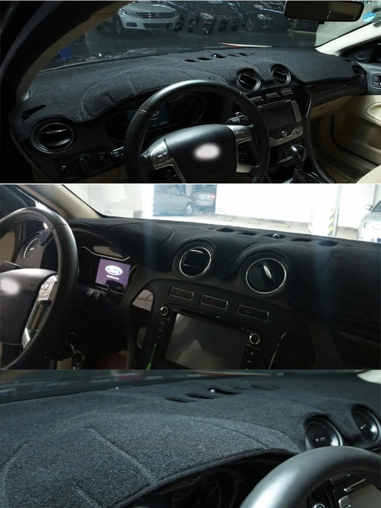 

For 2007-2012 Ford Mondeo BA7 Mk4 Car-Styling Dashmat Dashboard Cover Instrument Panel Insulation Protective Pad Ornaments