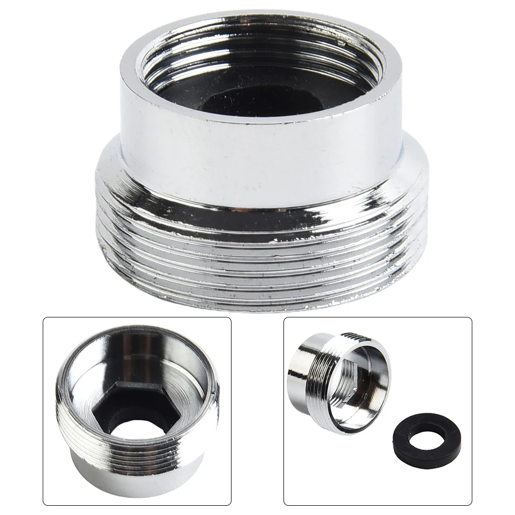 

16/18/20mm To 22mm Tap Aerator Connector Metal Inside Outside Thread Water Saving Adaptor Kitchen Faucet Accessories