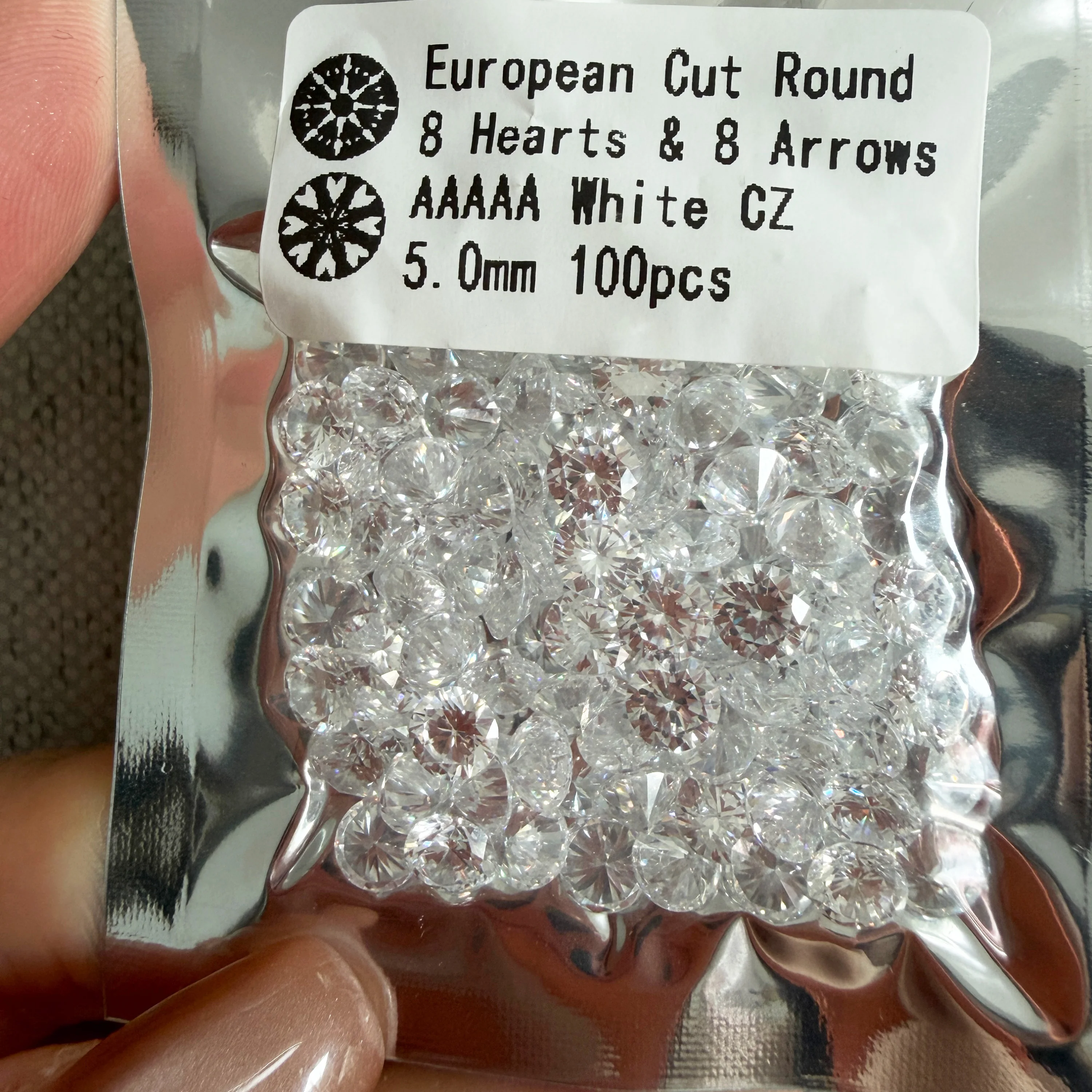 

5A Quality 100PCS~100000PCS Zircon Round White Cubic Zirconia Stones Small Size 0.7~3.0mm Beads For Jewelry Bracelets DIY Making