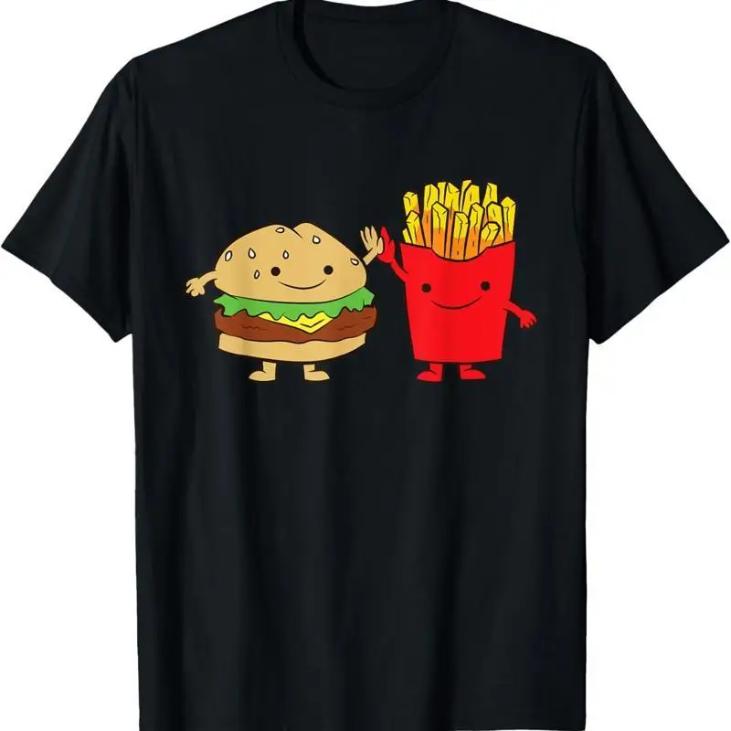 Hamburger Burger Fast Food French Fries T Shirt