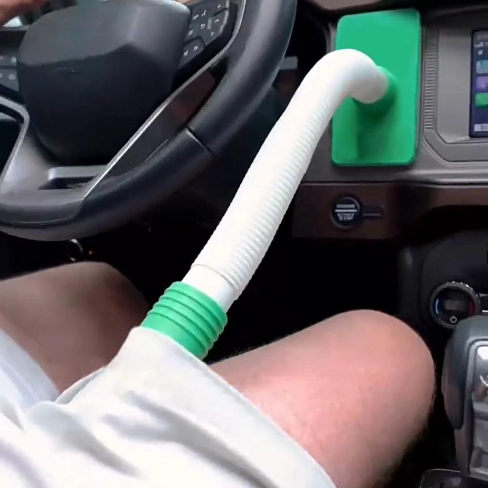 Portable AC Extension Tube with Clip Air Vent Extension Pipe Wear Resist Vehicle Directs Cool Tube for Friend Gift